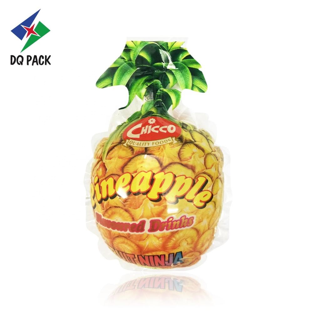 DQ PACK Liquid Packaging Pouch Fruit Shape Injection Food Packaging Bag Plastic Food Pouch