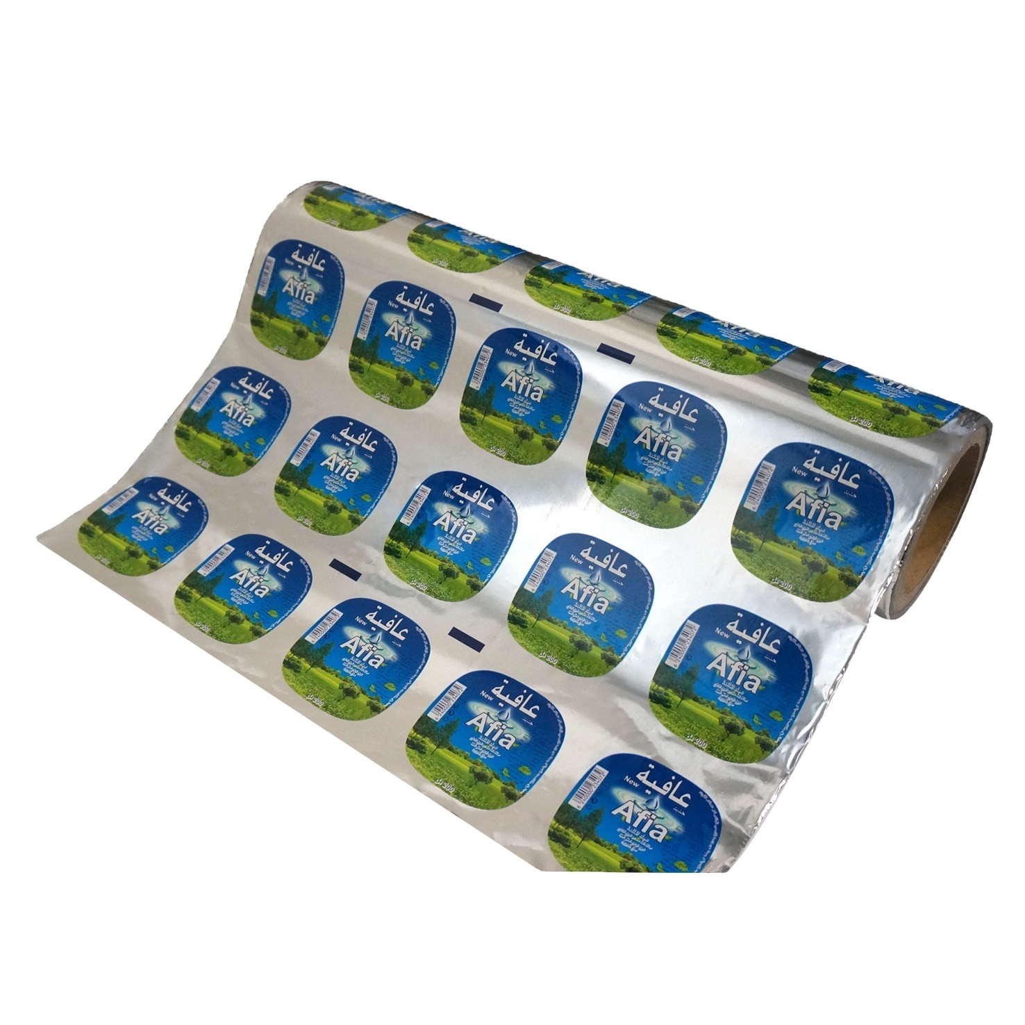 DQ PACK Bulk Wholesale Custom PP Yogurt Cup Sealing Film For Bubble Tea Cup Sealer Roll doypack plastic film