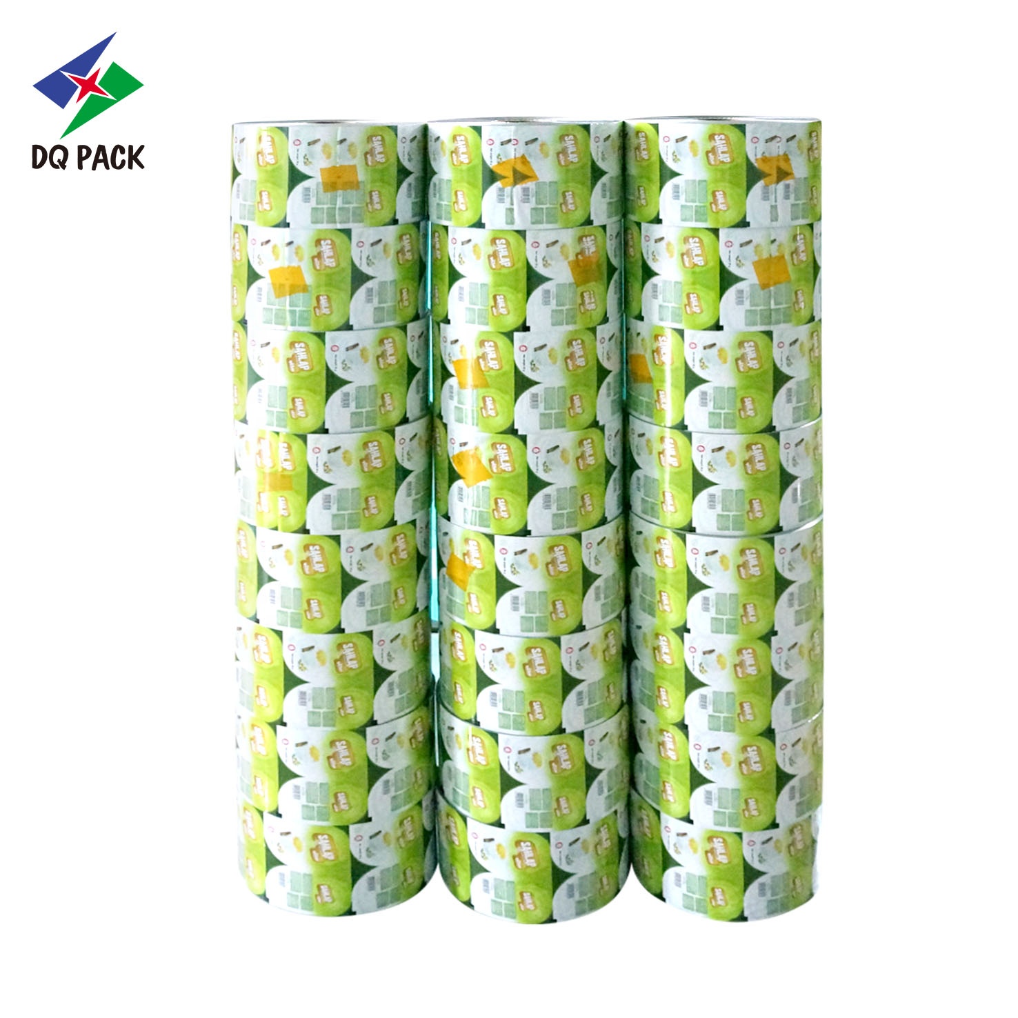 DQ PACK China Food OPP CPP Laminated Biscuit Potato Chips Bag Packaging Film Roll For Candy Packaging