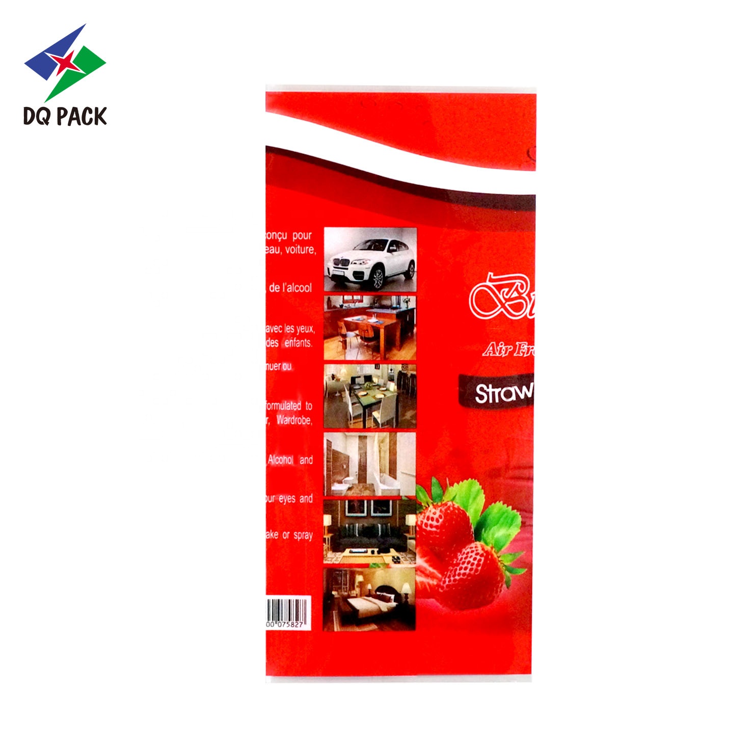 DQ PACK Heat Shrink PVC sleeves for Juice Beverage  bottle Supplier