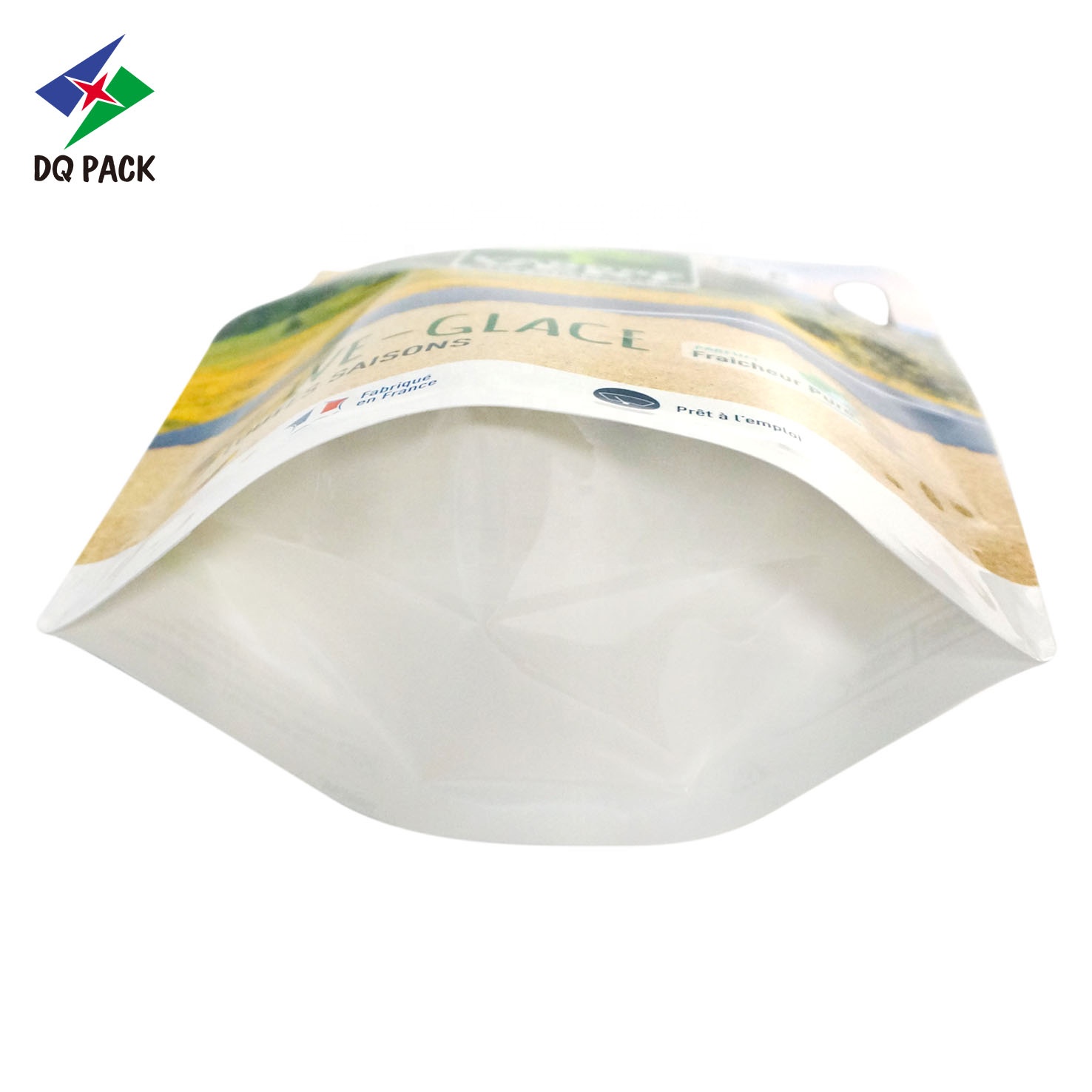 DQ PACK Recyclable Plastic Hand Wash Spout Pouch Detergent Packaging Liquid Packaging Pouches with handle