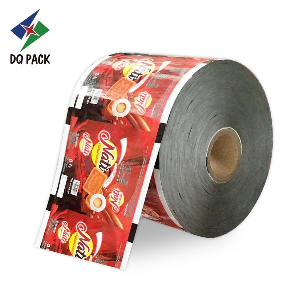 DQ PACK Ethiopia Biscuit Packaging Film OPP Metalized Packaging Material Film Roll