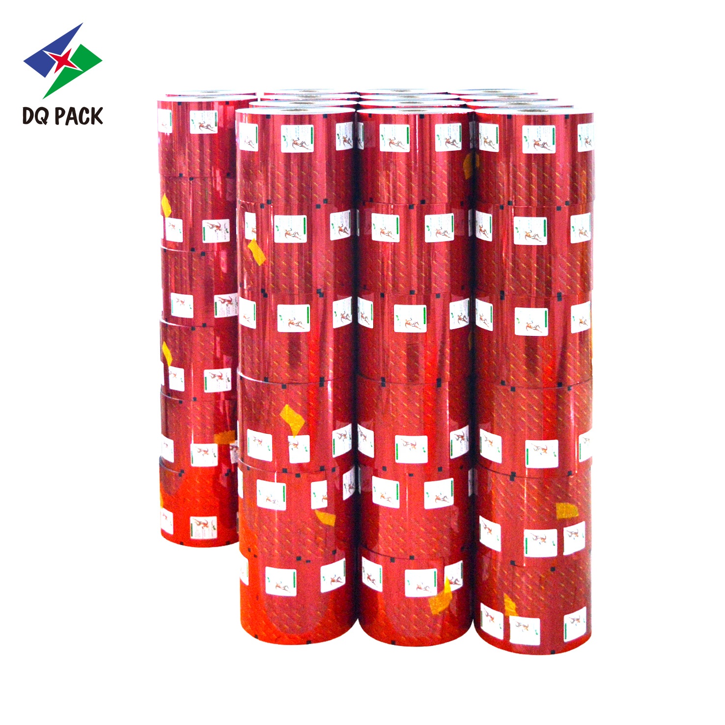 DQ PACK Customized Printing Personal Care Roll Stock Film Laminated material pet/vmpet/pe Roll Film