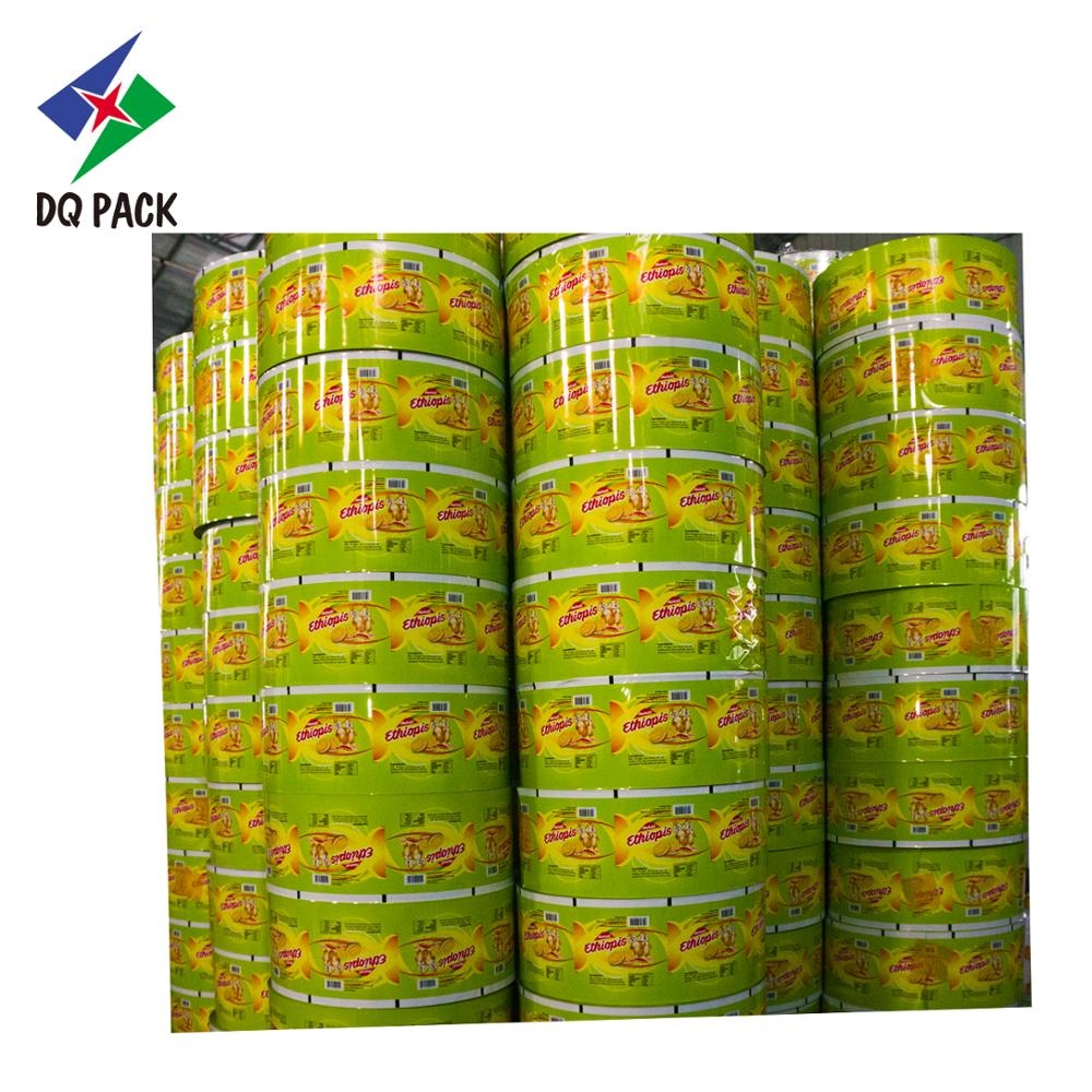 DQ PACK Food Grade Heat Sealable Flexible Packaging Plastic Roll Stock Film