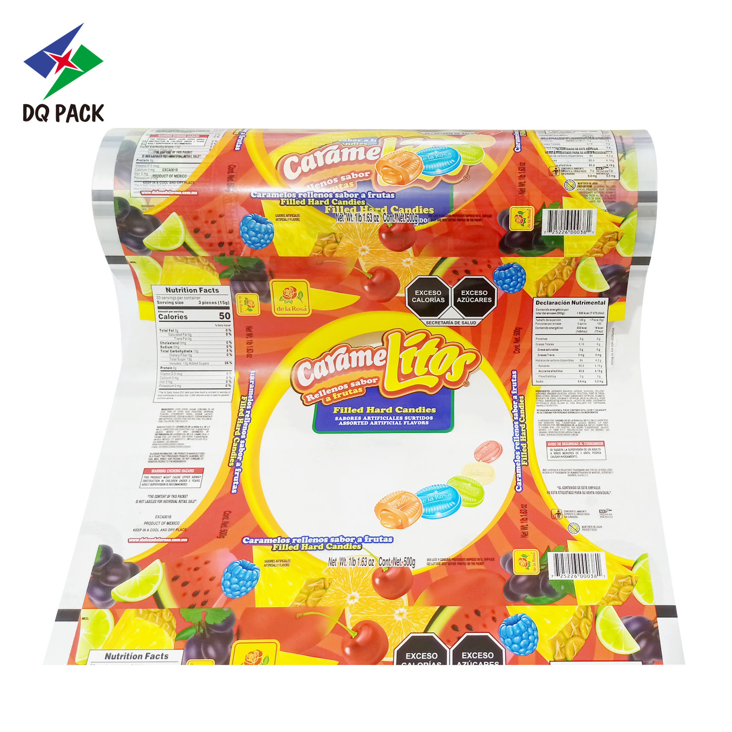 Metallized Film Customized Laminated Material Packaging Film Opaque Chips Roll Film