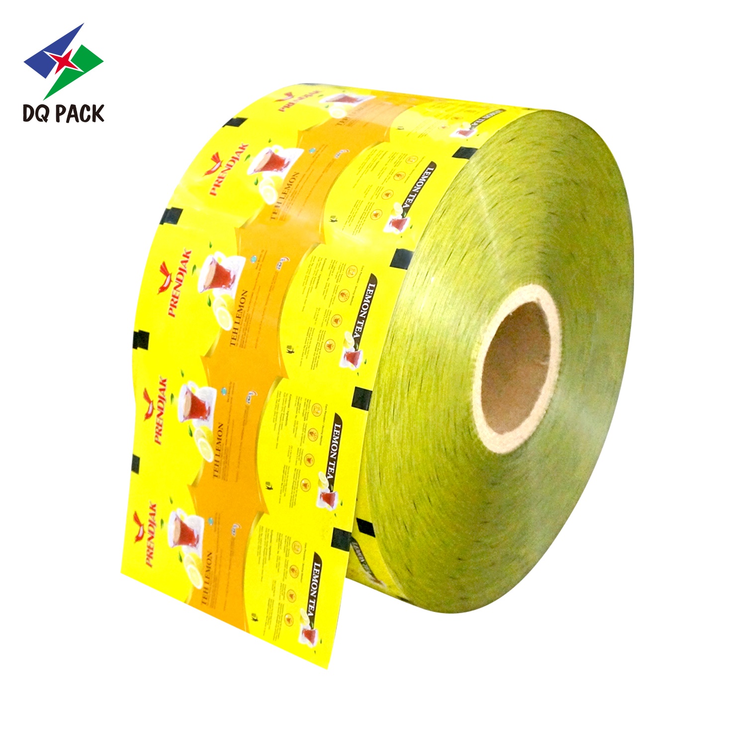 DQ PACK Customized Automatic Sachet Flexible Packaging Film Roll Food Grade Plastic Film for tea food potato chips