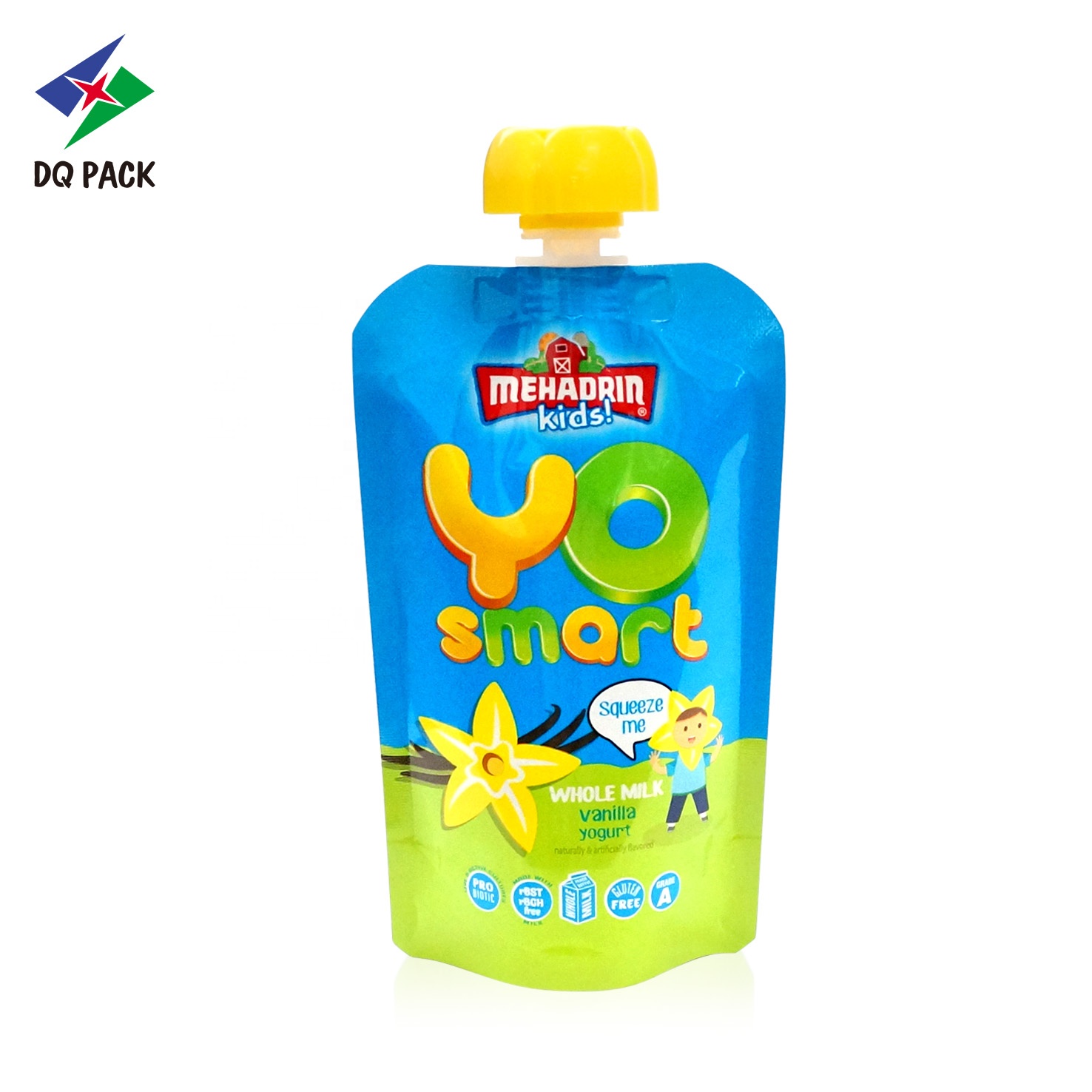DQ PACK BPA free organic baby food spout pouch china spout doypack