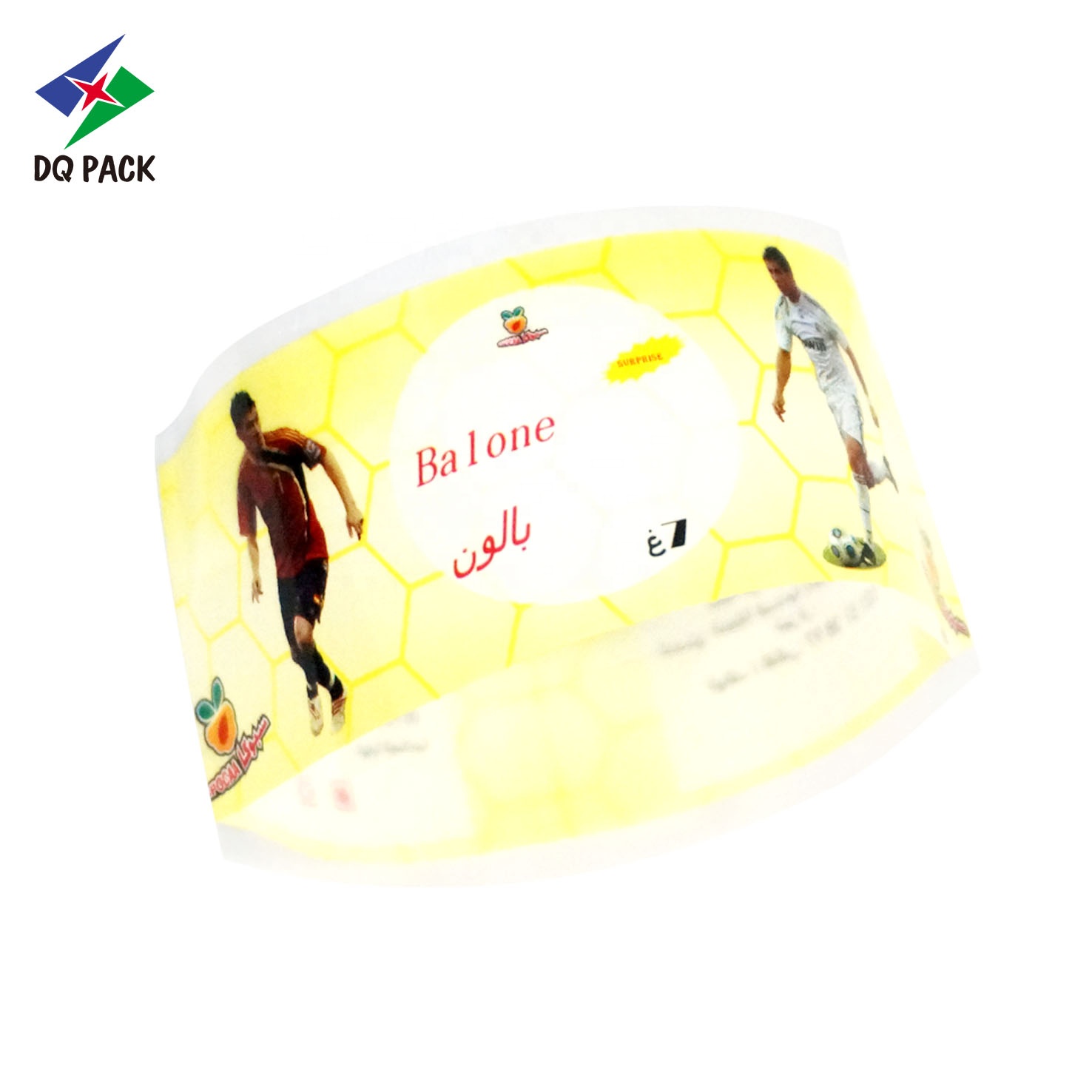 DQ PACK Custom Printed Water Beverage Juice Lollipop Plastic Bottle Label