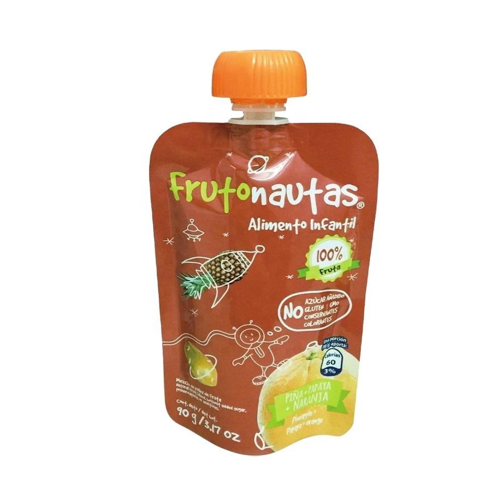 New Fashion Design Packaging Pouch For Baby Drinking Fruit/Vegetable Juice Packaging Bags