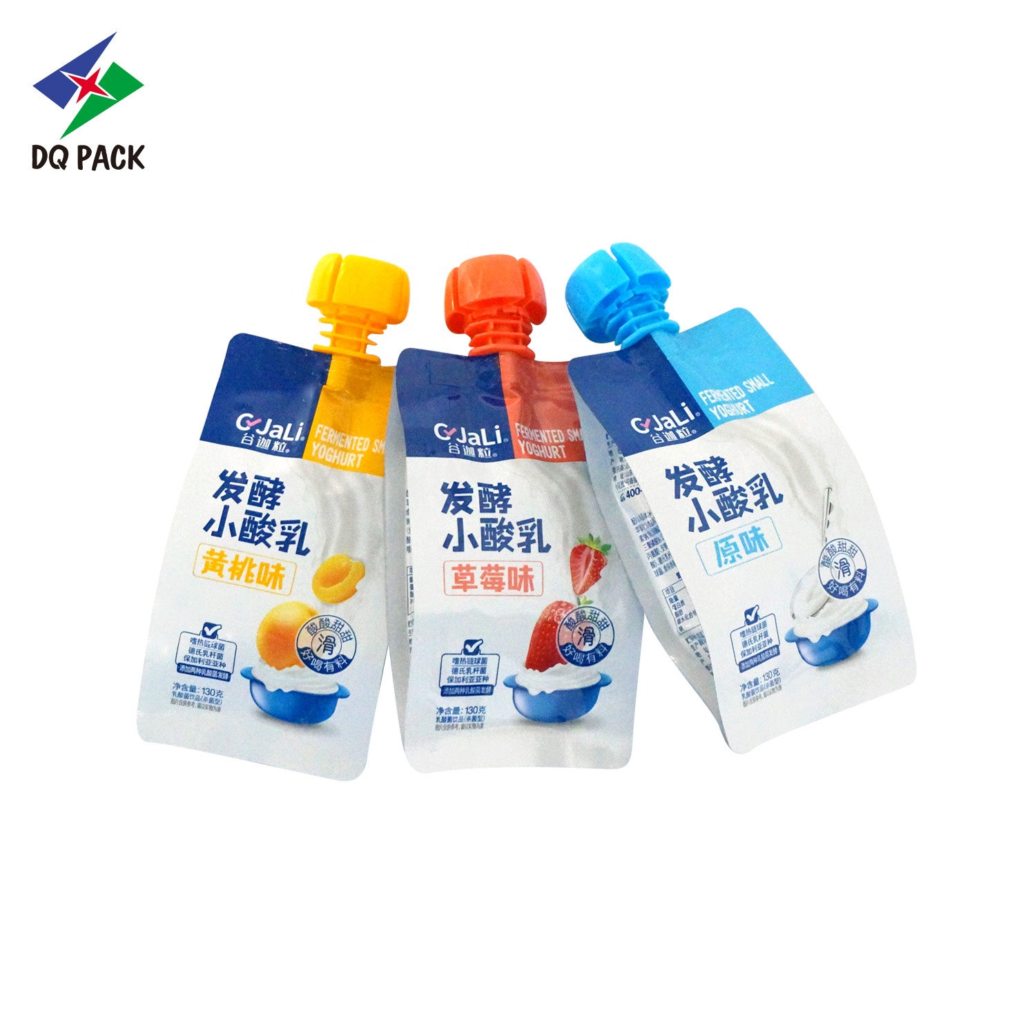 DQ PACK Wholesale Juice Yogurt Packaging Baby Food Pouch Doypack With Spout
