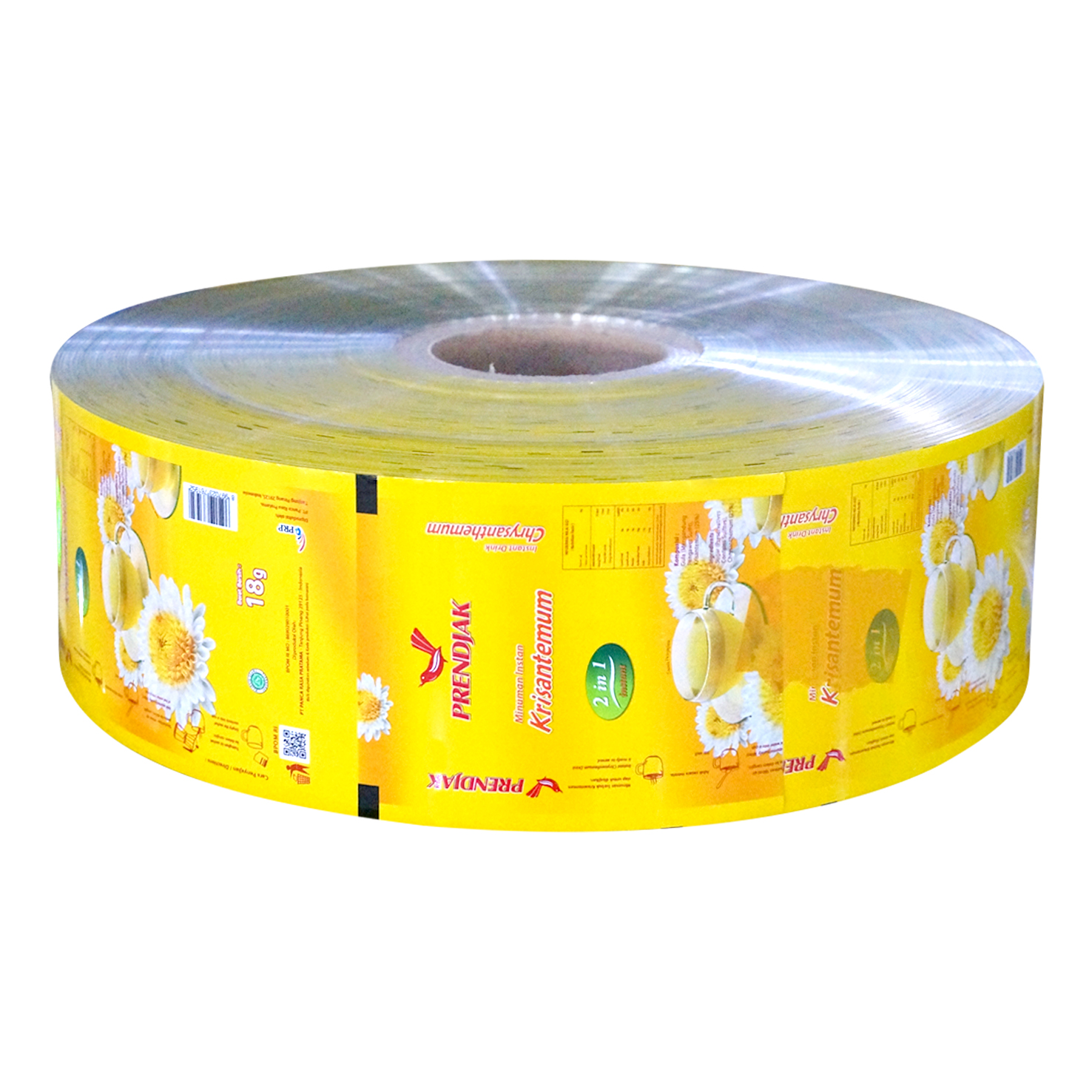 Automatic Packaging Films Lemon Tea Roll Film Packaging Plastic Roll Stock For Drink Power Packaging
