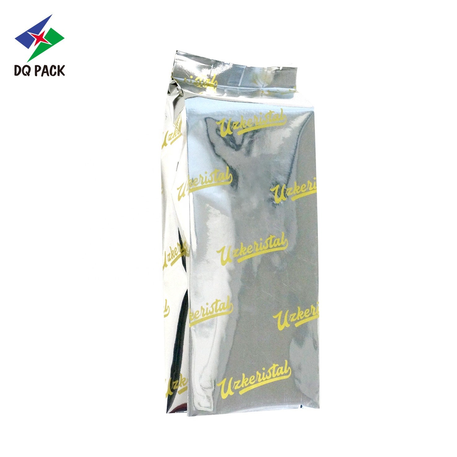 DQ PACK Food Grade Plastic Bags Aluminum Foil Coffee Bag Packaging Side Gusset Pouch