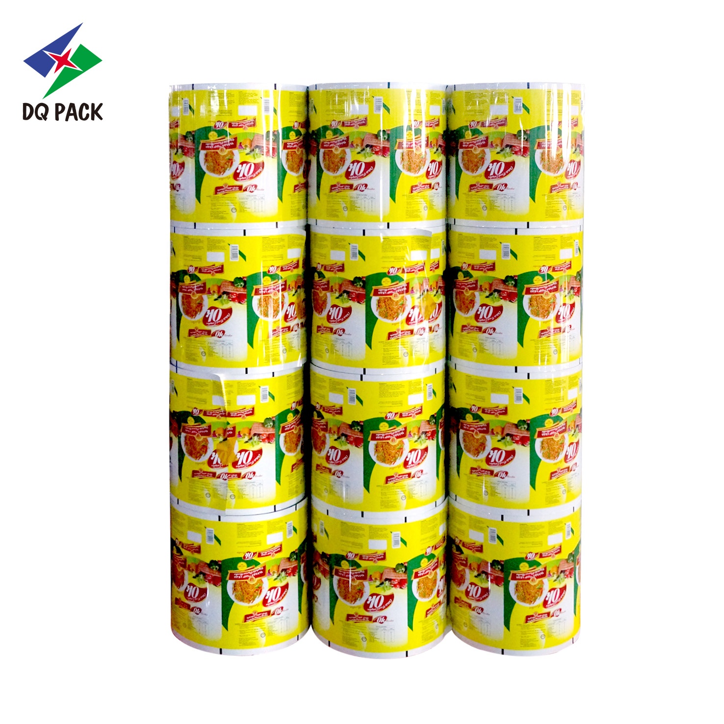 DQ PACK Best Price Custom Printed BOPP Plastic Packaging For Noodles Pasta Bag Packaging