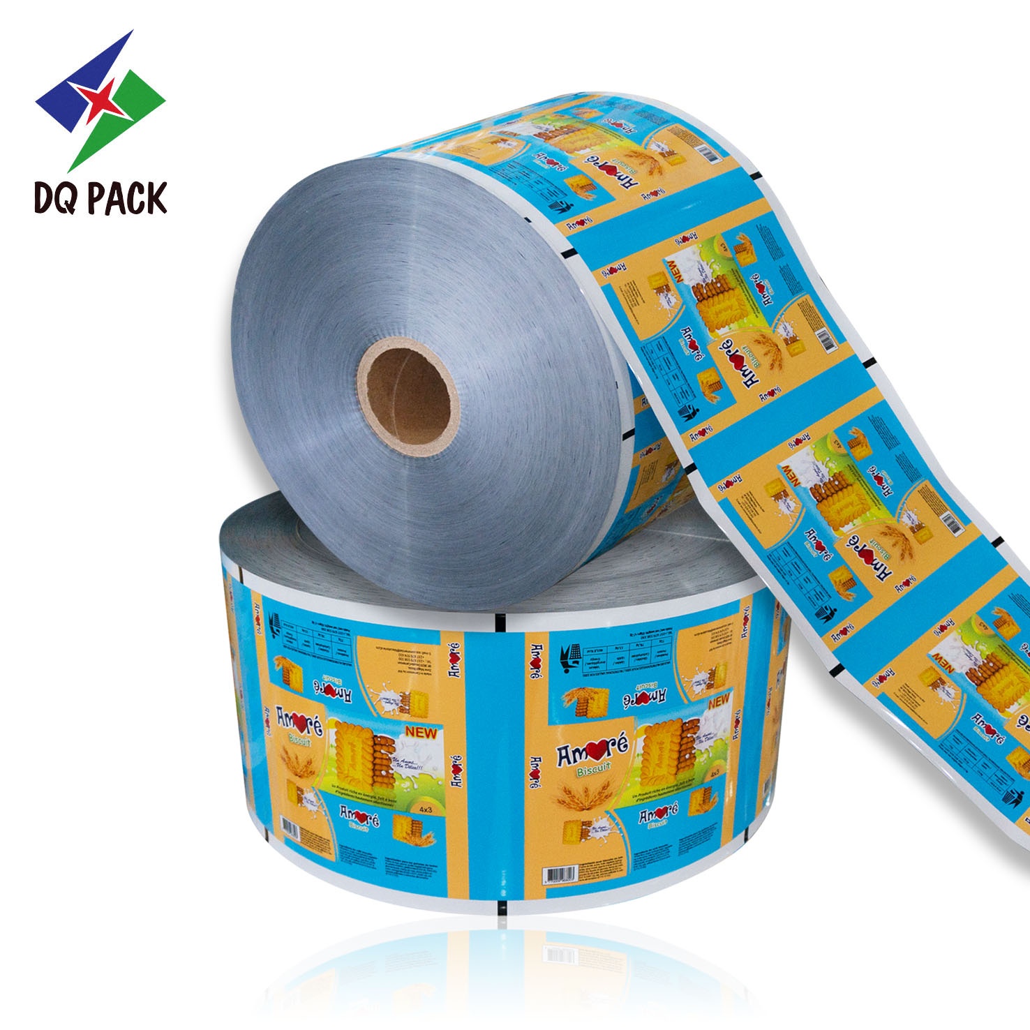 DQ PACK CHINA Printed  automatic packaging roll stock  packaging film ice cream packaging