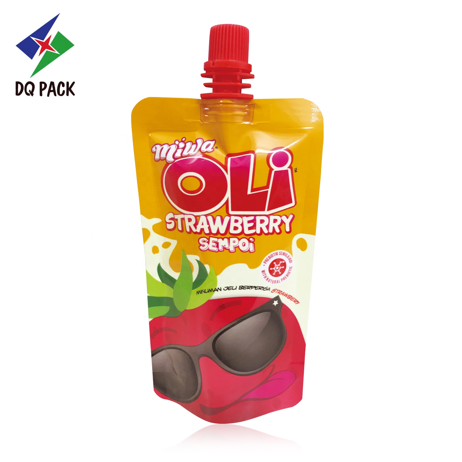 Fruit Juice Packaging stand up pouch with spout customized printing packaging from China