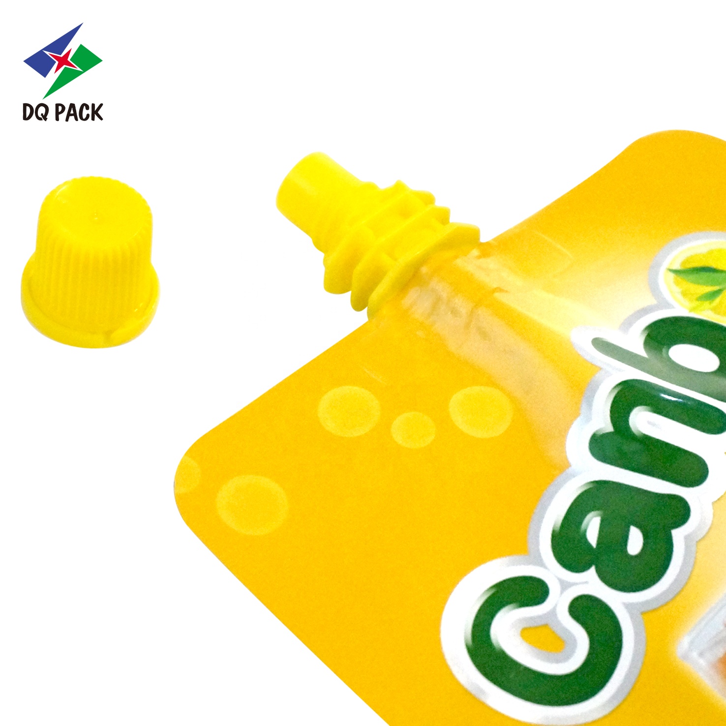 DQ PACK China Supplier Eco Friendly Juice Beverage Plastic Mylar Bag  Aluminum Foil Stand up pouch doypack with spout