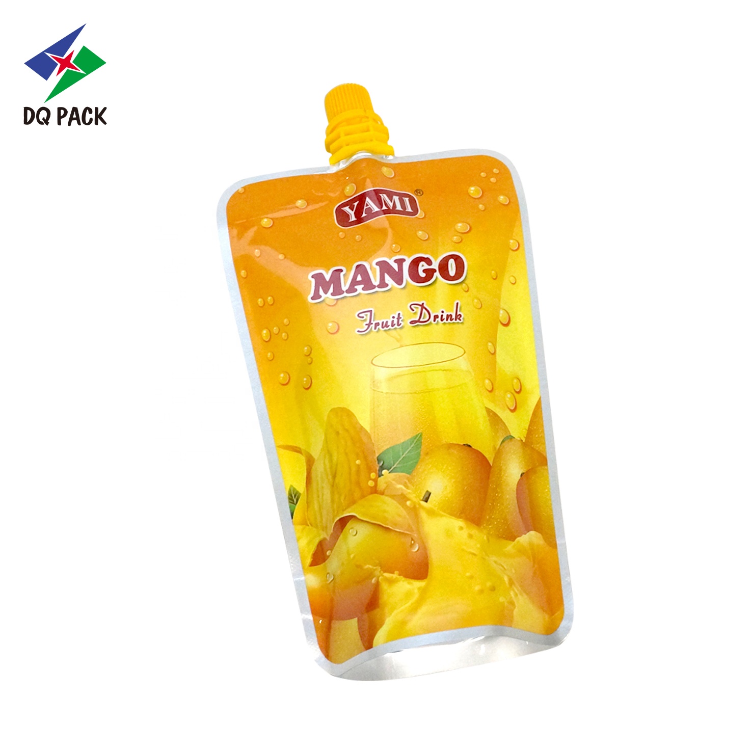 DQ PACK Custom Reusable Food Stand up  Spout Pouch Bag For Juice Bverage   Drink Liquid  Packaging