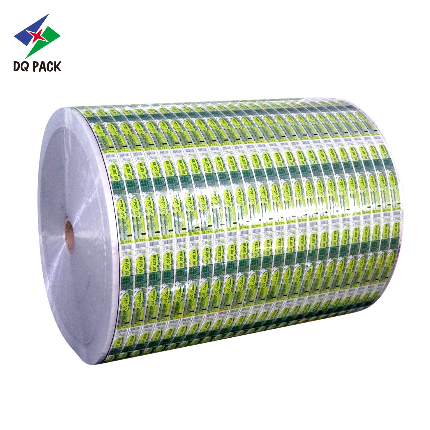 DQ PACK Hot Sale Nuts Plastic Packaging Film Transparent Roll Stock Customized Plastic Film