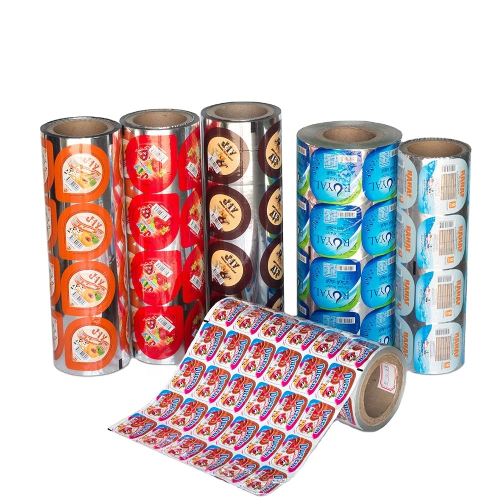 Custom Design Heat seal laminating food packaging plastic roll film PP PVC PS PET Peelable Cup sealing packaging films