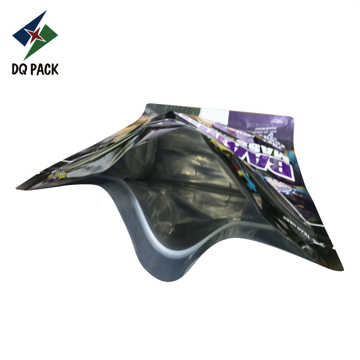 Customized Plastic Flat Bottom Pouch with Zipper Protein powder packaging bag