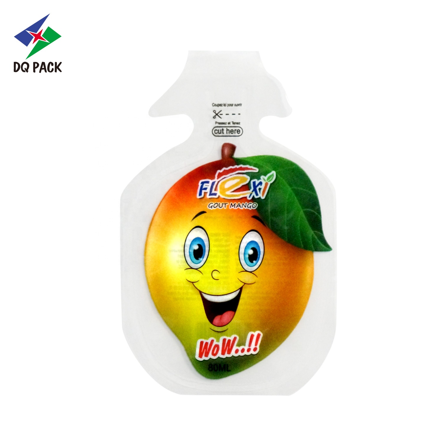 Custom Printed Liquid Packaging Food Pouch injection pouch special Shape Plastic Packaging Bag For Water