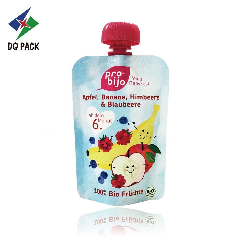 Juice packaging bag for kid drinking with prevent children chocking jelly pouch food pouch