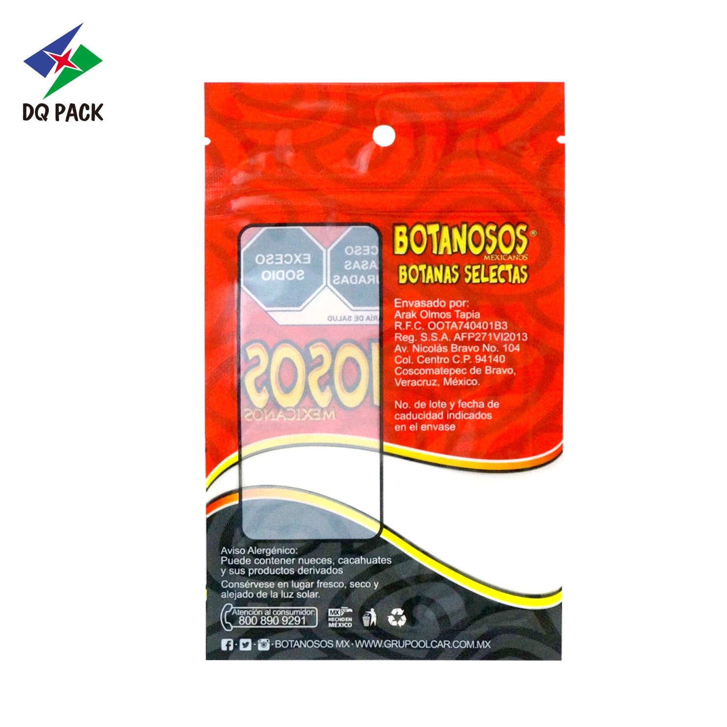 3 side seal foil packaging gummy candy meet products packaging bag custom printed plastic bag with windows