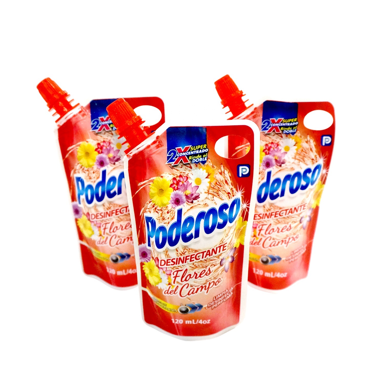 DQ PACK Hot Filling 200ml Orange Fruit Juice Liquid Laundry detergent Pouch With Spout