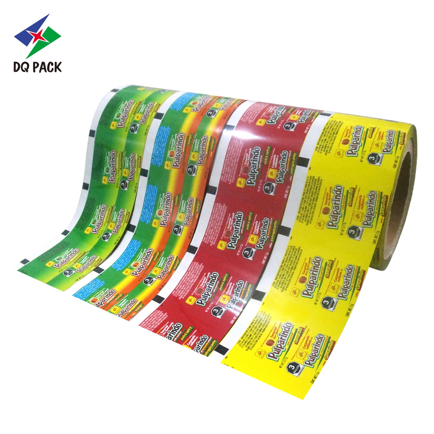 DQ PACK New Arrival Custom Printing Machine Roll Stock For Candy Packaging