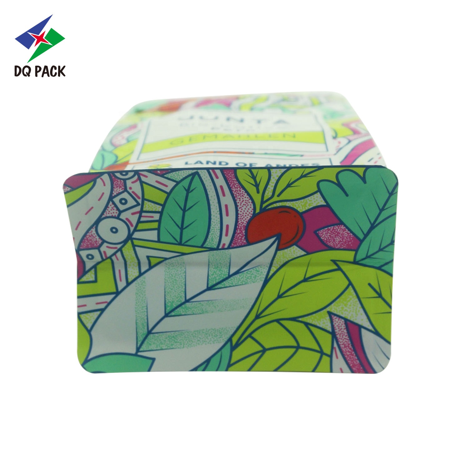 Food Packaging Supplier Food Packing coffee  bags Flat Bottom Pouch With Coffee Valve