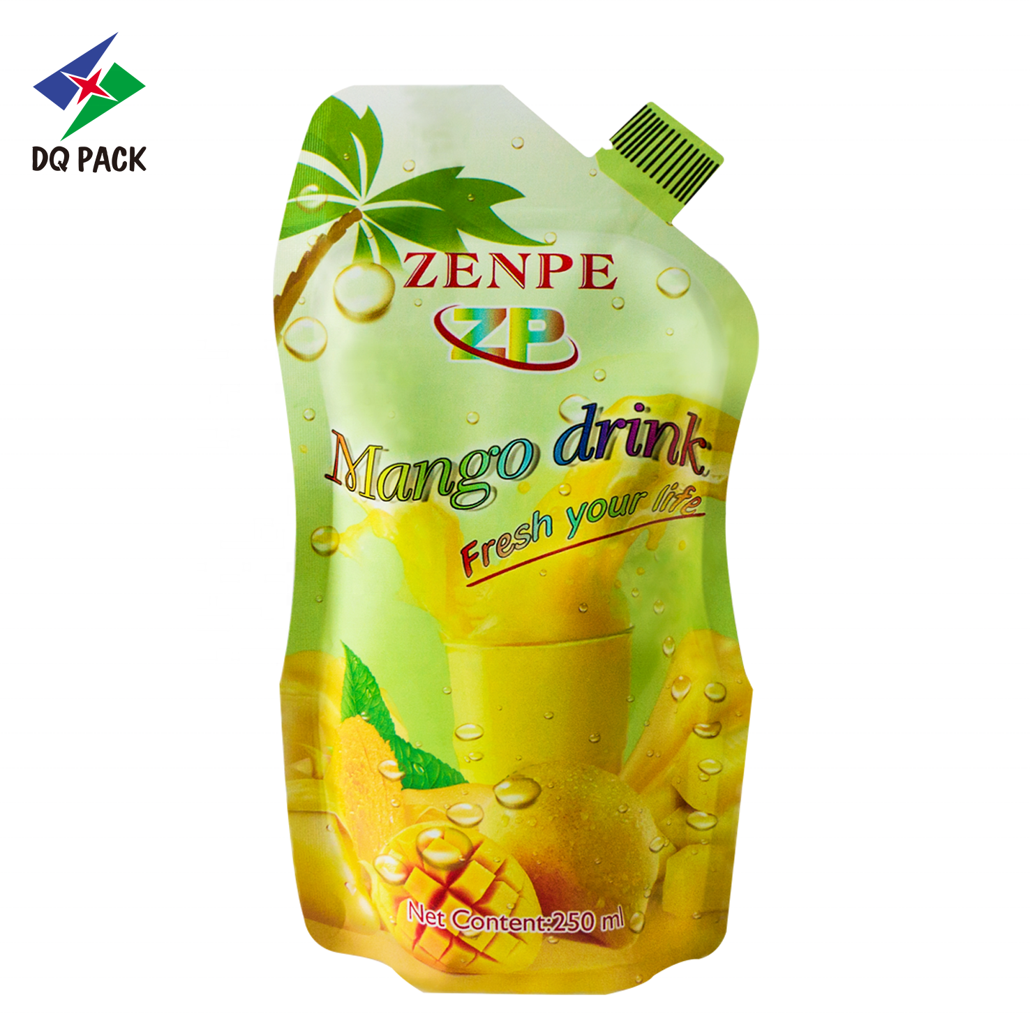 Shaped Juice Pouch Mango Pineapple Apple Milk Juice Injection Sachet food pouch jelly pouch