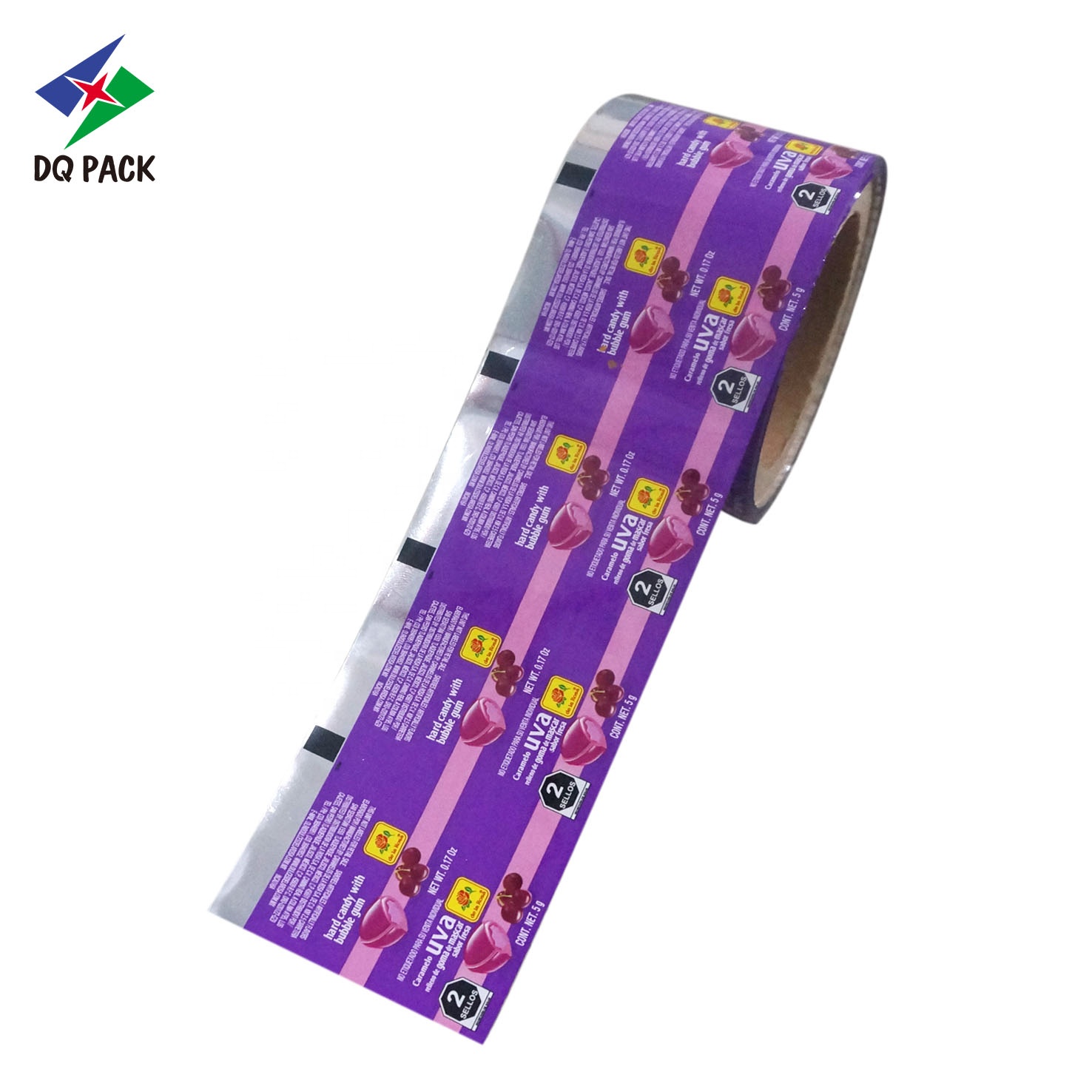DQ PACK HDPE Candy Cake Candy Chocolate Potato Chips Coffee Tea Milk Powder Packaging Roll Film Roll