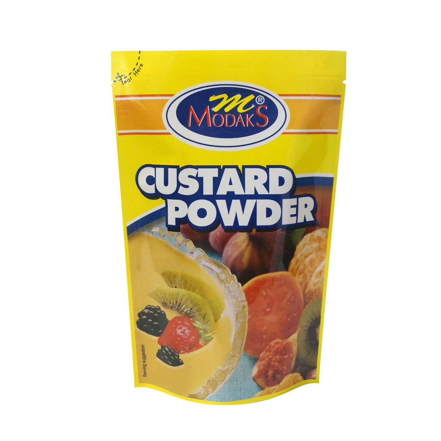 Stand Up Pouch Heat Seal Custom Printed Doypack for custard powder bag Reusable Plastic Standing Food Pouch bags
