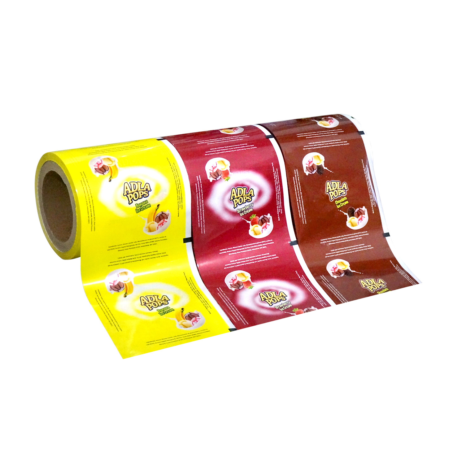Plastic PP PET AL NY Customized Printing Film Barrier Mylar Roll Packaging Pouch Bag for Food Snack Chemical Automatic Packing
