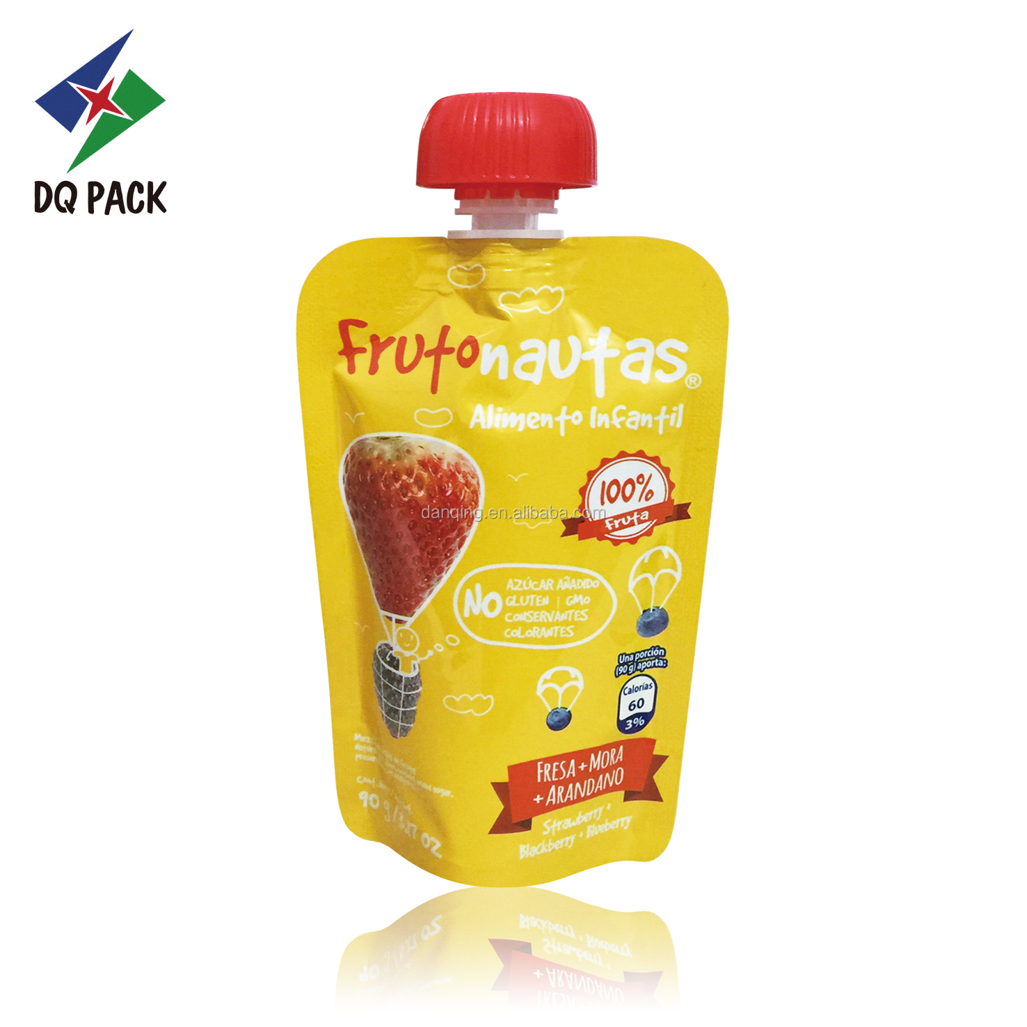 Baby Food Spout Pouch with Anti-Chop Function Drink Juice Packaging