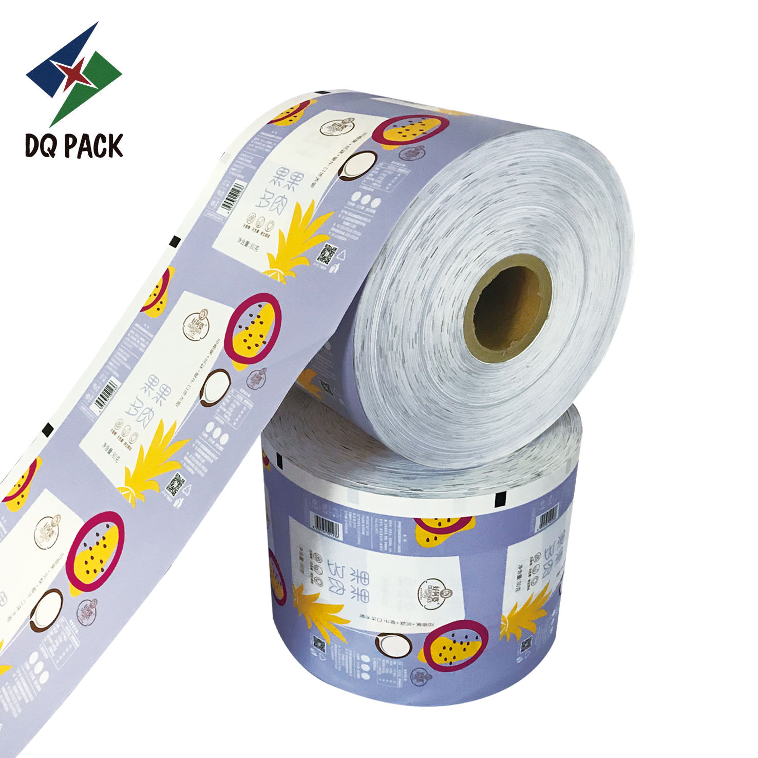 DQ PACK Customized printing Flexible Packaging Films  Fruit Snack roll film Flexible Packaging Roll Film