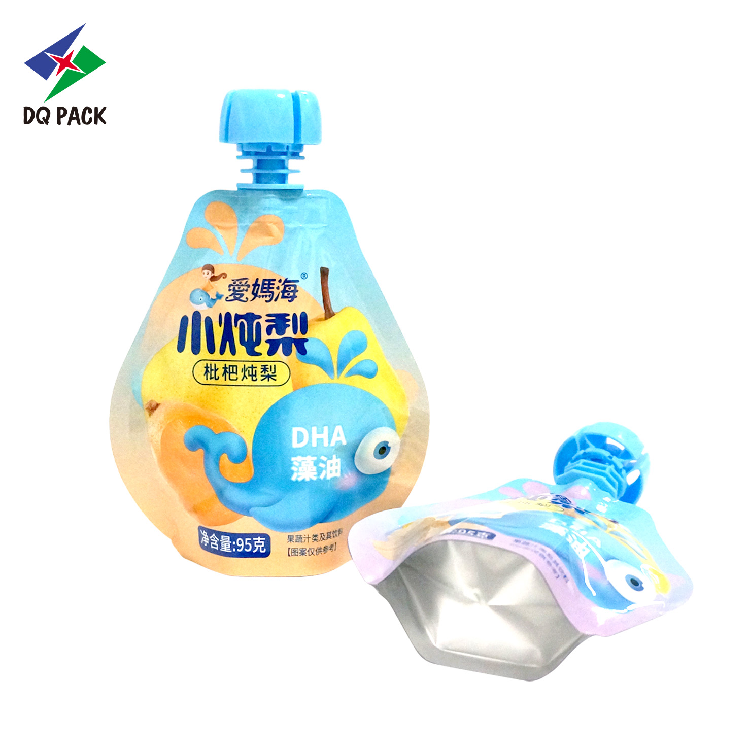 Food Grade Stand Up Squeeze Bags Pouch Pouches Baby Food Pouch