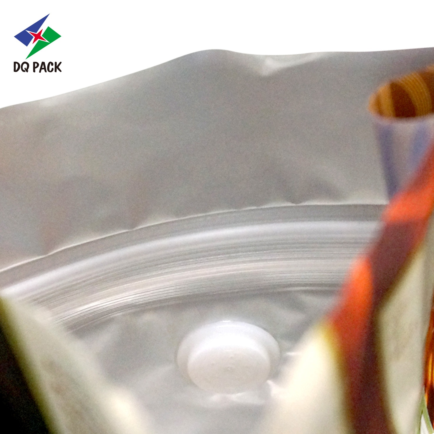 DQ PACK Wholesale Eco-friendly Food Grade Flat Bottom Pouch Doypack With Zipper for Coffee Bean Packaging