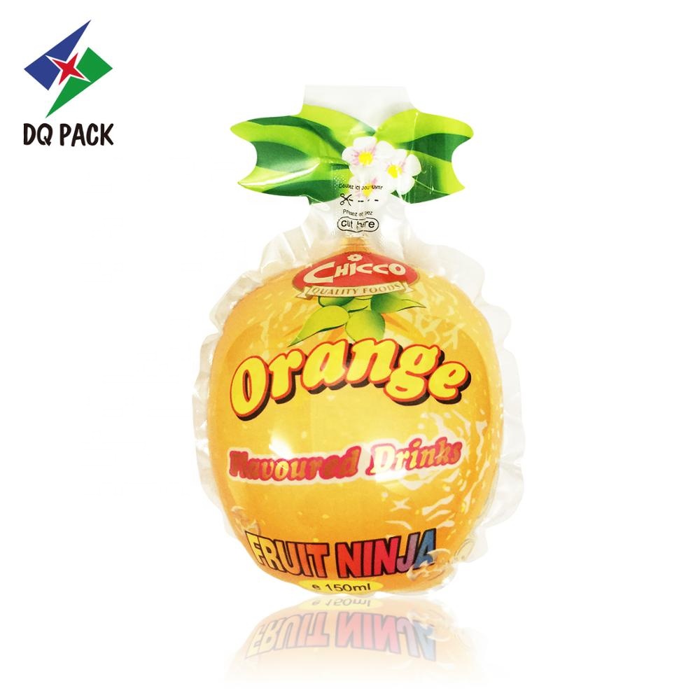 150ml fruit shape injection juice pouch printing plastic pouch packing juice
