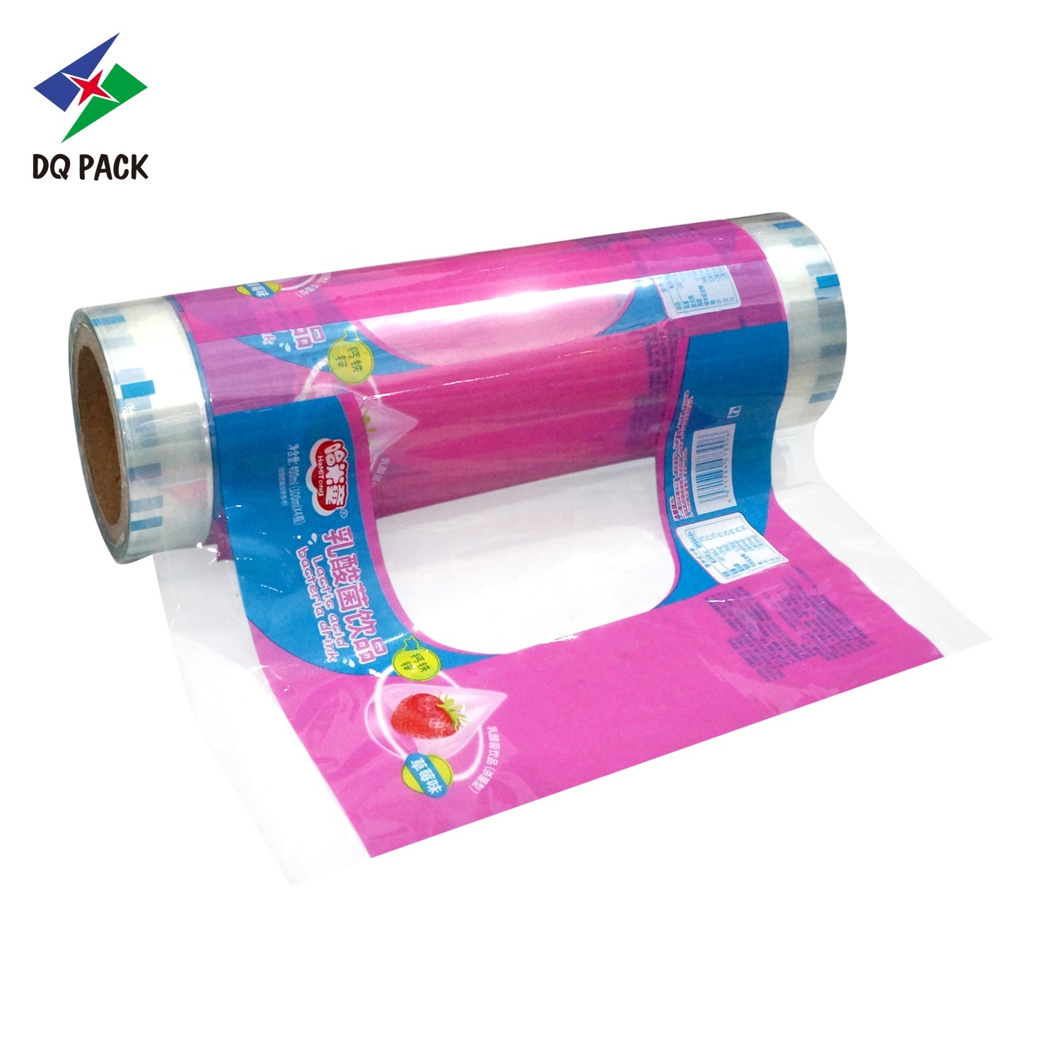DQ PACK Customized Printing Baby Food Drink Roll Stock Beverage Liquid Plastic Film