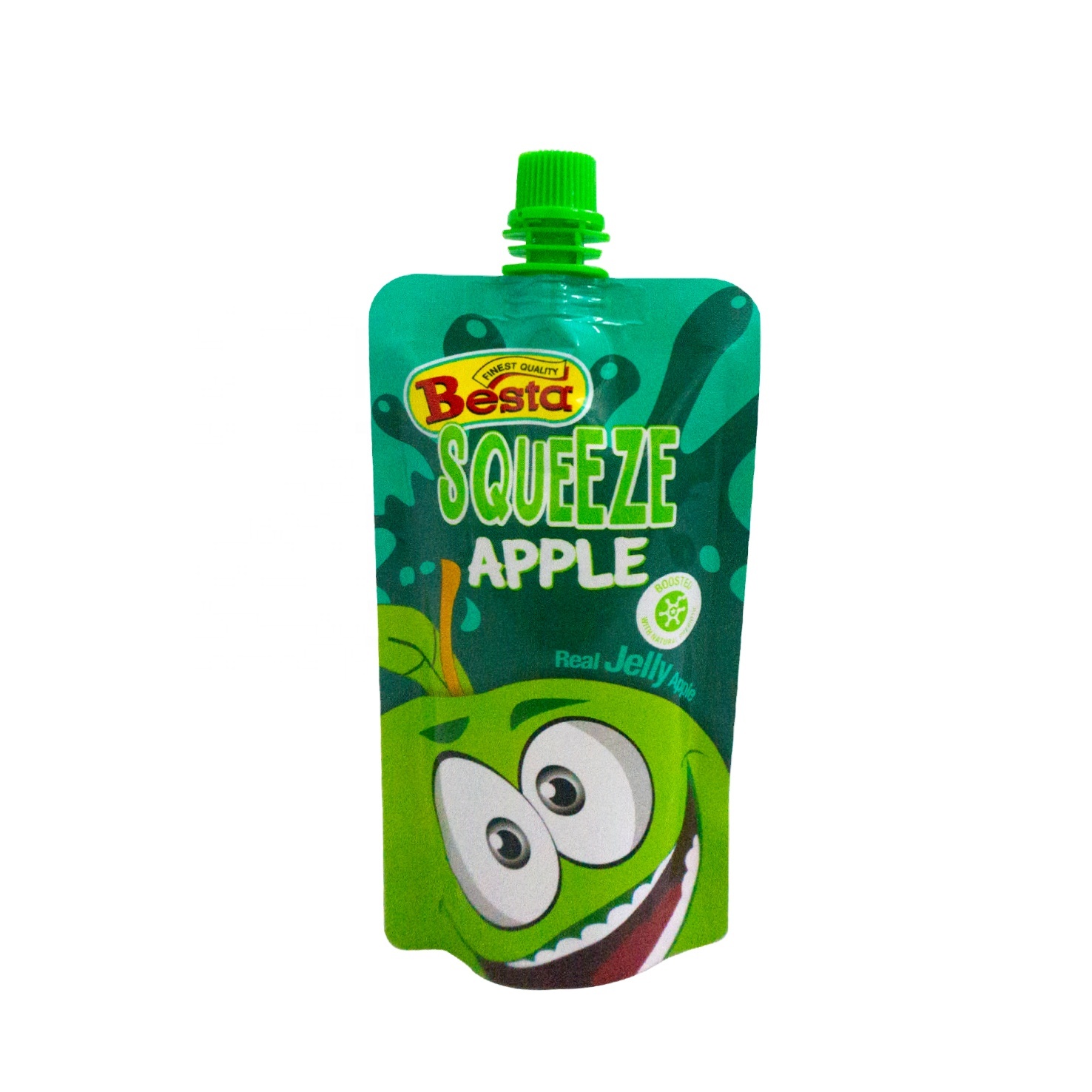 Custom Printed Pe Laminated Moisture Proof Plastic Bags for Packaging Juice Stand Up Spout Pouch