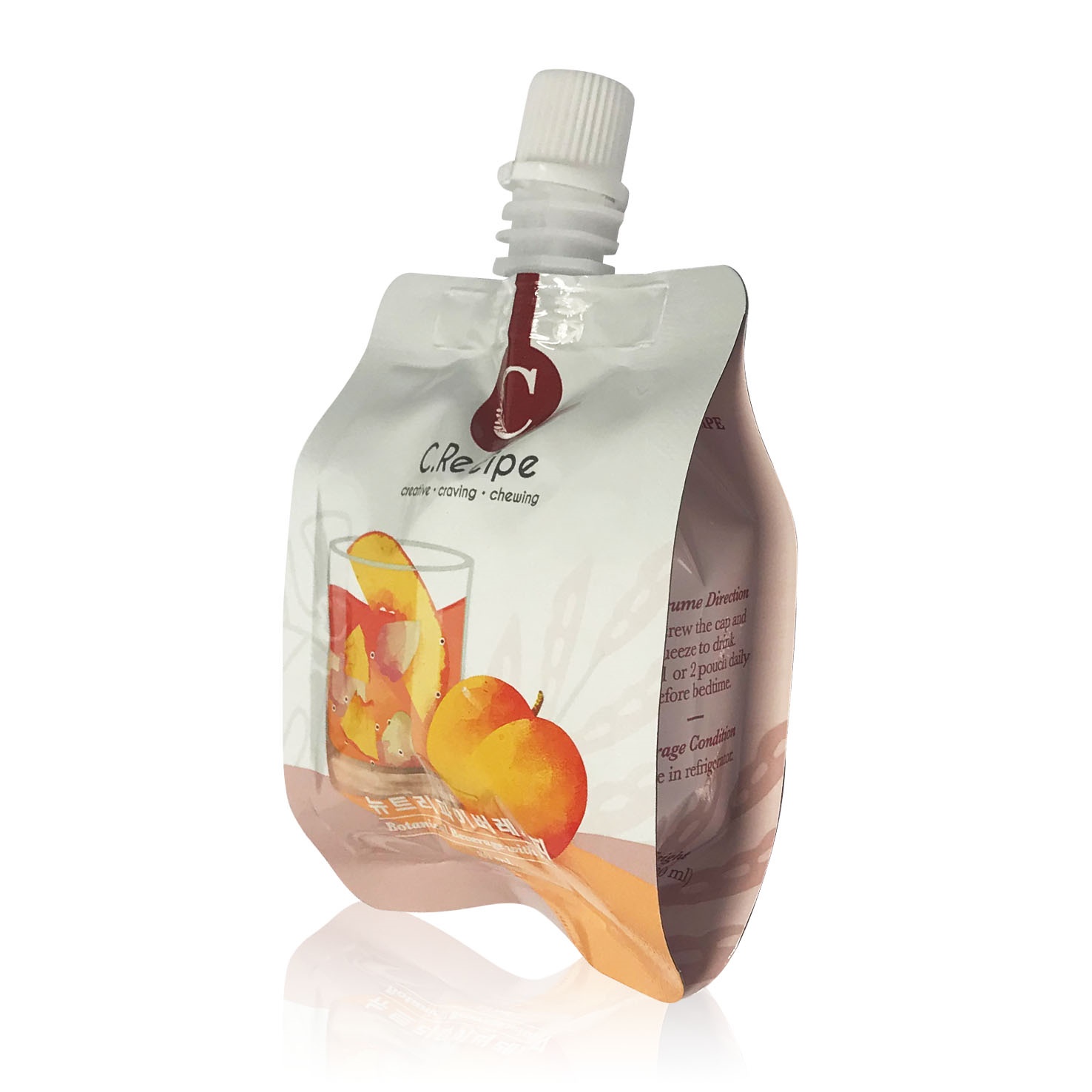 customized gravure side gusset spout pouch plastic pouch for drink fruit juice packaging bag