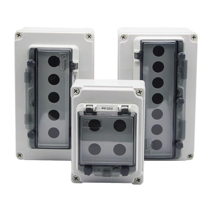 Outdoor Waterproof  22mm Push Button Switch Control  Station Box