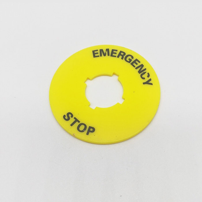 16mm Emergency Stop Push Button Switch Panel Label Frame
