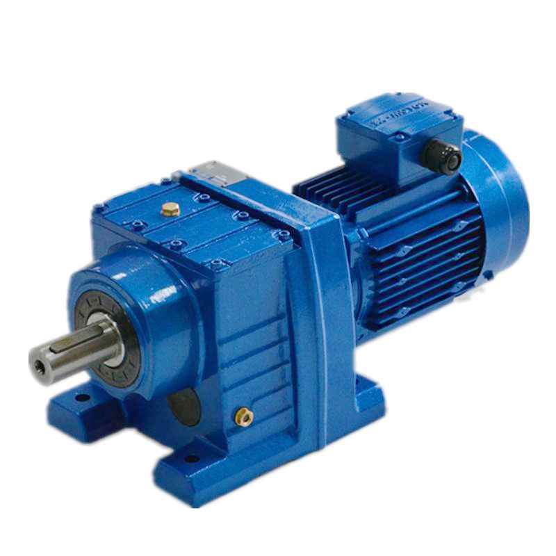         Helical gearing motor reducer 10hp , R67 R77 R87 geared motor for lifting machine      