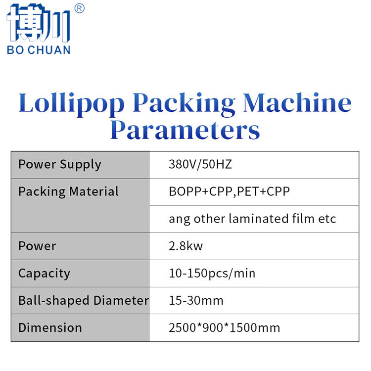 Lollipop Packing Machinecandy shaped can be chosen as customers&#39; requirement