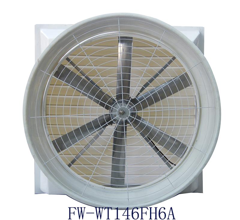 28000 m3/h poultry house wall mounted industrial fiberglass cone exhaust fan