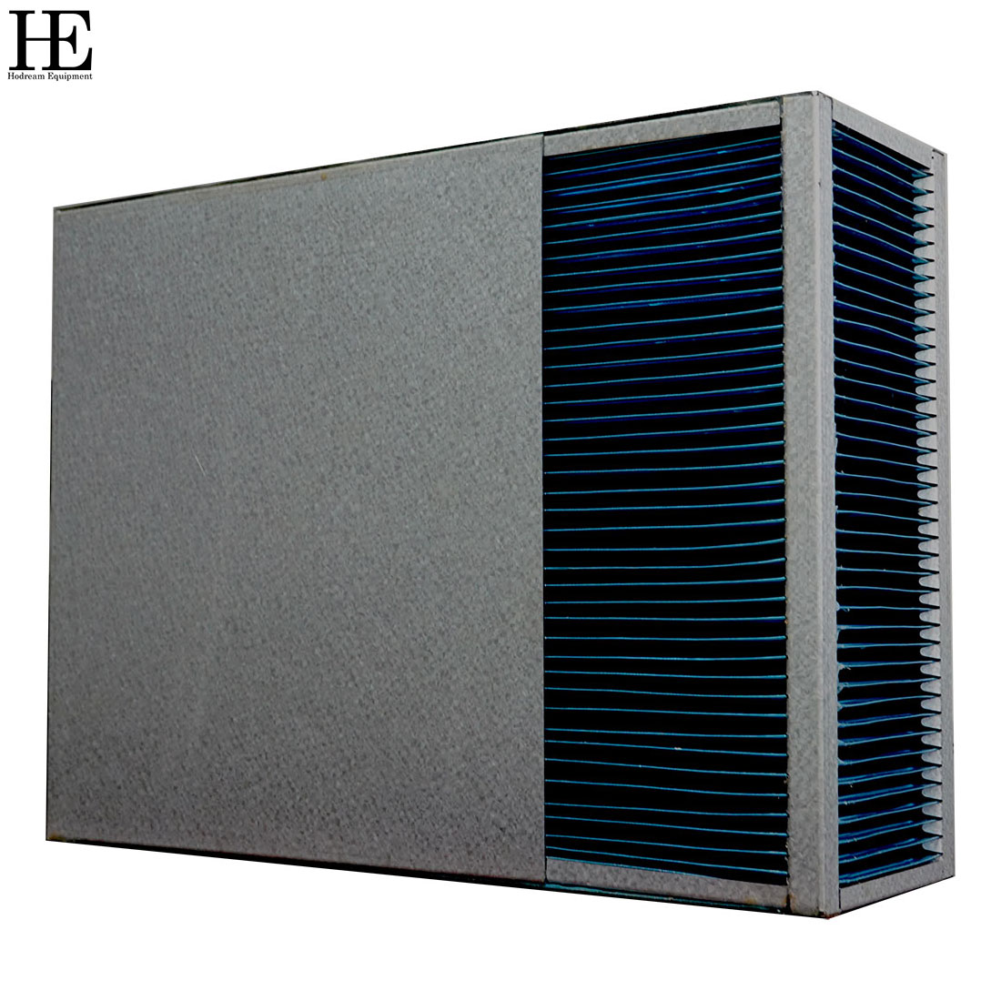 outdoor cabinet air to air hodrophilic aluminum foil heat recovery core