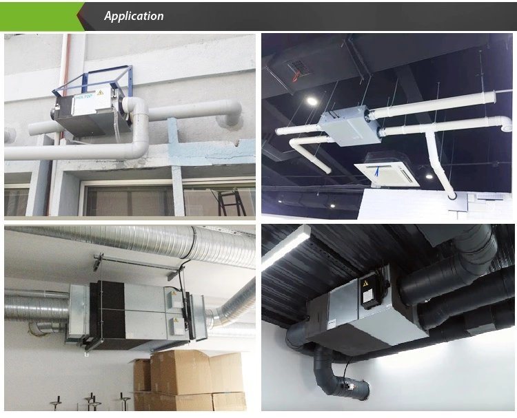 Slim Series Residential Energy Recovery Ventilation System (ERVs 200~400 m3/h,AC motor)