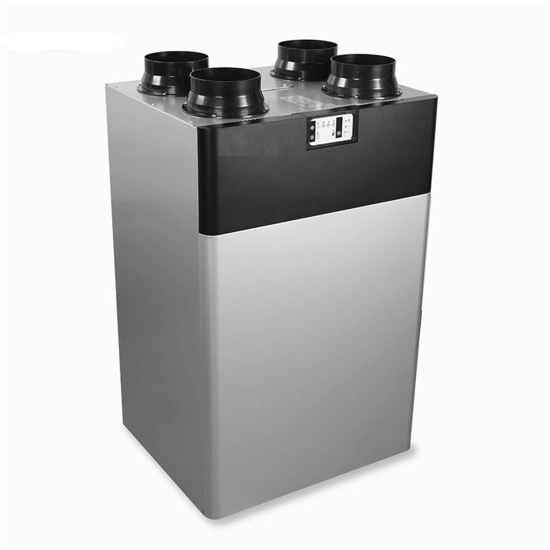 CFA Series Compact HRV High Efficiency Top Port Vertical Heat Recovery Ventilator(250~350~500 m3/h)